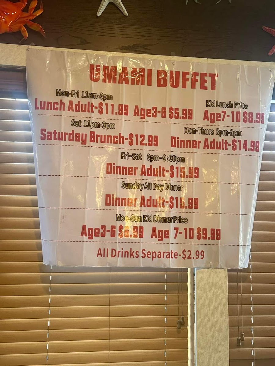 Umami Buffet Menu - Image 2