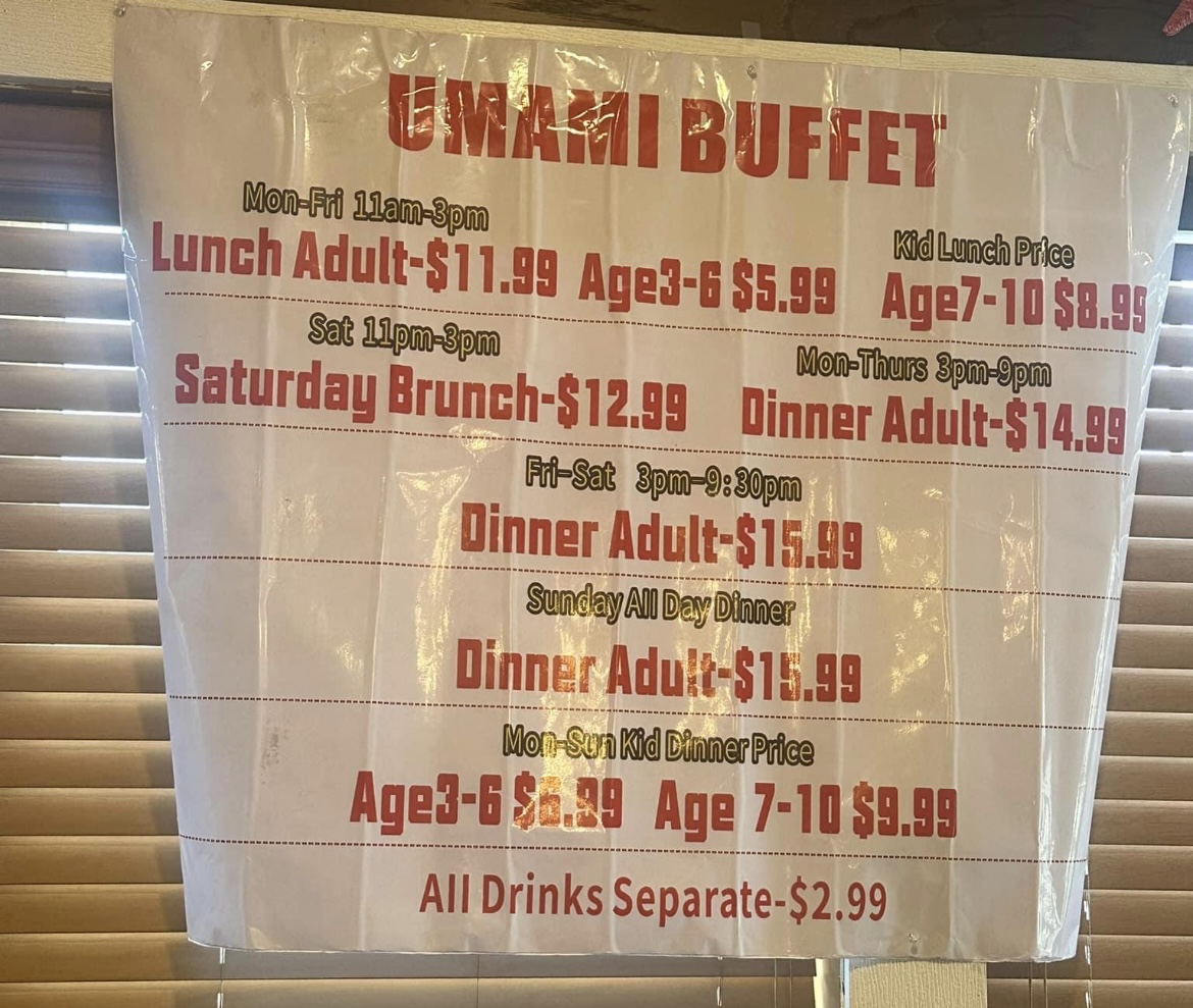 Umami Buffet Menu - Image 4