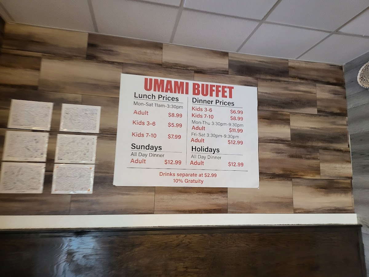 Umami Buffet Menu - Image 5