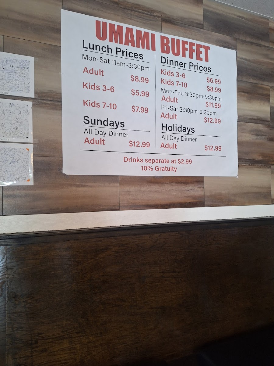 Umami Buffet Menu - Image 6